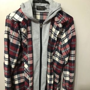 Flannel Sweatshirt